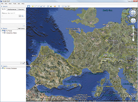 Record location data with GPS