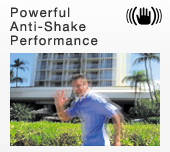 Powerful Anti-Shake Performance