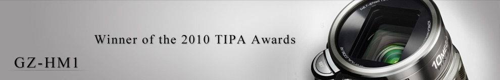 Winner of the 2010 TIPA Awards / GZ-HM1