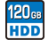 120GB HDD